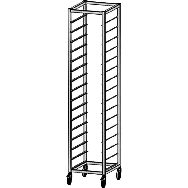 Tray Transport Trolley for 20 Tray Convection Oven
