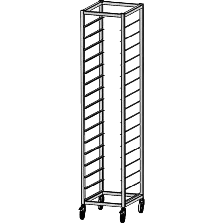 Tray Transport Trolley for 20 Tray Convection Oven