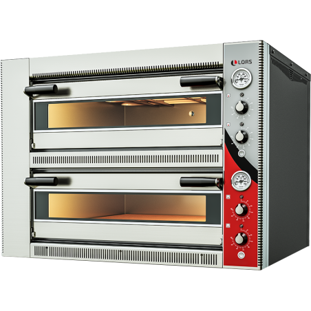 Pizza Oven Double 380 V (4+4 Pizzas of 25 cm)