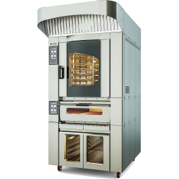 Combi Oven Rotary Big Model with Gas (Ferentation + Hood)