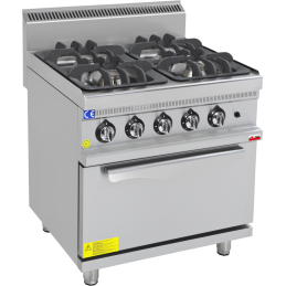 4 Burner Gas Range with Oven (600 SERIES)